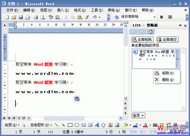 Word2003�������������񴰸�
